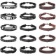 15pcs Braided Leather Bracelet For Men Women Cuff Wrap Bracelet Ethnic Tribal Bracelets Adjustable And Brown 15pcs Braided Leather Bracelet For Men Women Cuff Wrap Bracelet Ethnic Tribal Bracelets Adjustable And Brown